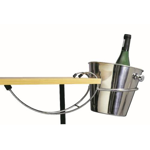 ICE BUCKET STAND ,TABLE MOUNTED S/STEEL