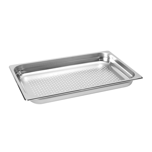 Infiniti Insert Stainless Steel Full Size 100mm Perforated (I) by Infiniti  Commercial catering equipment