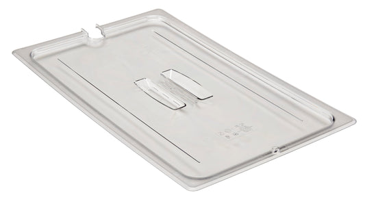 Cambro Polycarbonate Notched Lid with Handle -Clear (Fits 1/1 GN Pans)