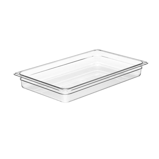 Cambro GN Foodpan 1/1 Polycarbonate -Clear (65mm Deep) by Cambro  Commercial catering equipment