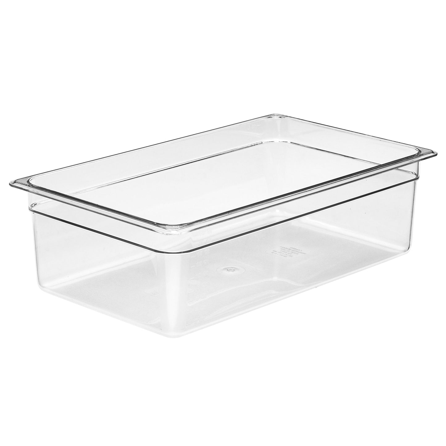 Cambro GN Foodpan 1/1 Polycarbonate -Clear (150mm Deep) by Cambro  Commercial catering equipment