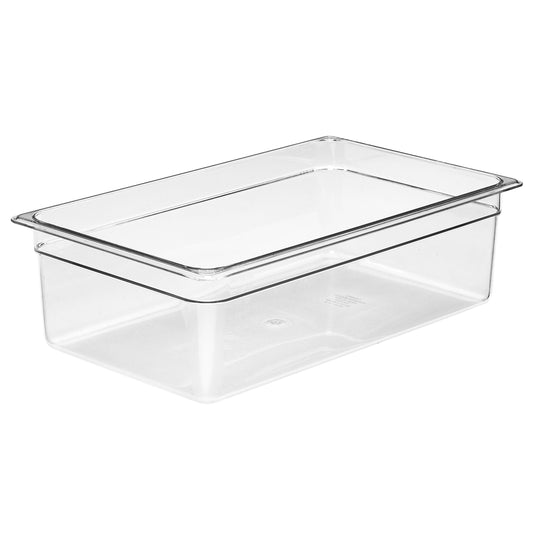 Cambro GN Foodpan 1/1 Polycarbonate -Clear (150mm Deep) by Cambro  Commercial catering equipment