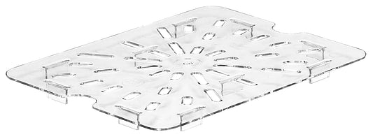 Cambro Polycarbonate Drain Shelf -Clear (Fits 1/2 GN Pans) by Cambro  Commercial catering equipment