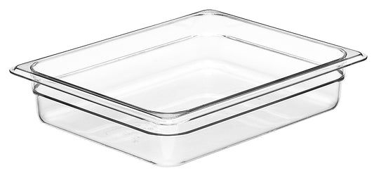 Cambro GN Foodpan 1/2 Polycarbonate -Clear (65mm Deep) by Cambro  Commercial catering equipment