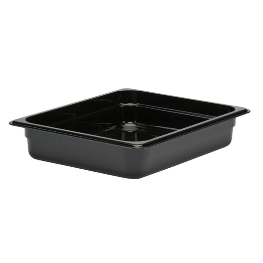 Cambro GN Foodpan 1/2 Polycarbonate -Black (65mm Deep) by Cambro  Commercial catering equipment