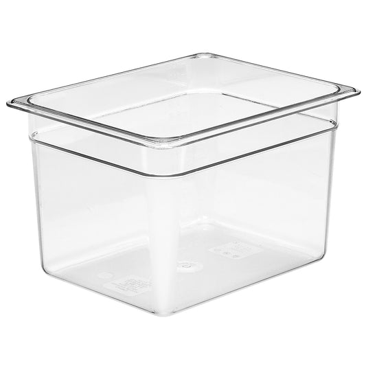 Cambro GN Foodpan 1/2 Polycarbonate -Clear (200mm Deep) by Cambro  Commercial catering equipment
