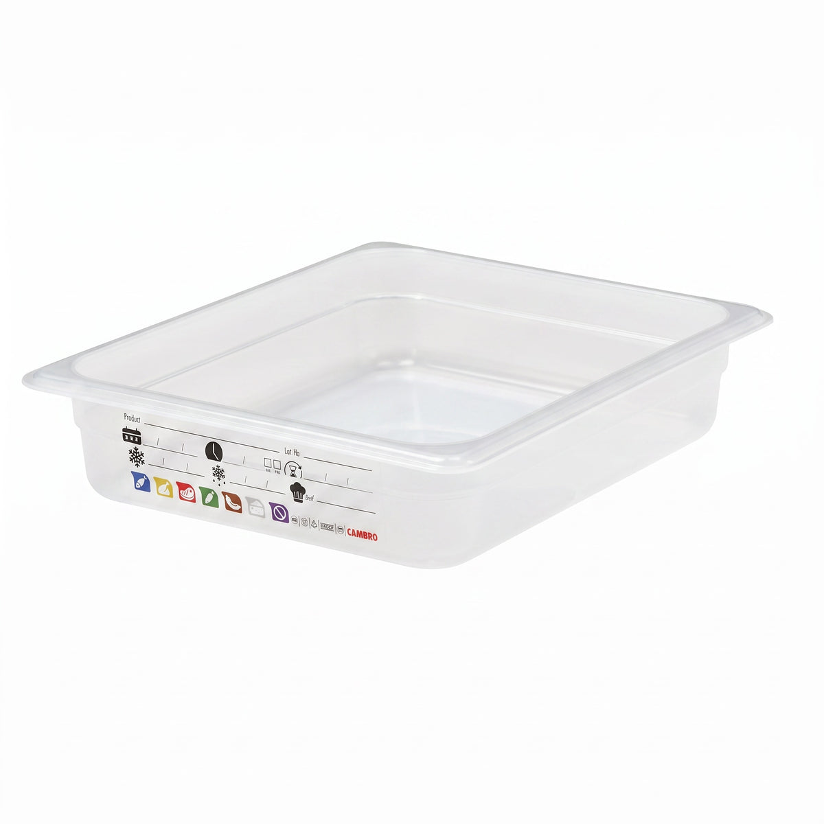 Cambro SafeTrak GN 1/2 Food Pan | 325 x 265mm | 65mm Deep