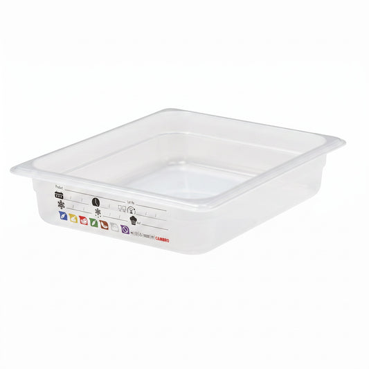 Cambro SafeTrak GN 1/2 Food Pan – 325 × 265mm – 65mm Deep