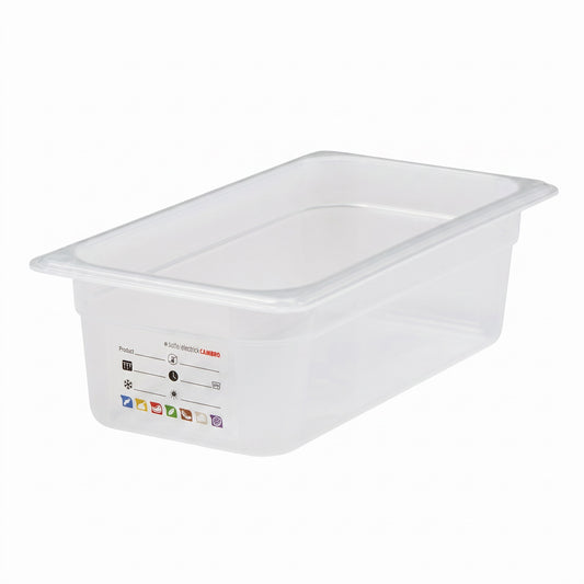 Cambro SafeTrak GN 1/3 Food Pan – 325 × 176mm – 100mm Deep