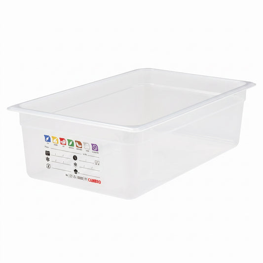 Cambro SafeTrak GN 1/1 Food Pan – 530 × 325mm – 150mm Deep