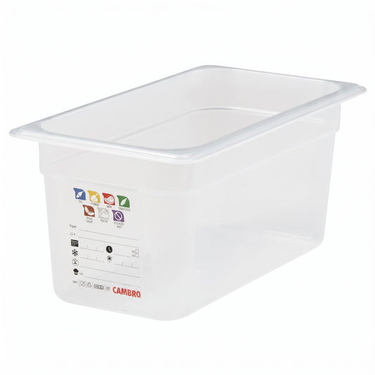Cambro SafeTrak GN 1/3 Food Pan – 325 × 176mm – 150mm Deep