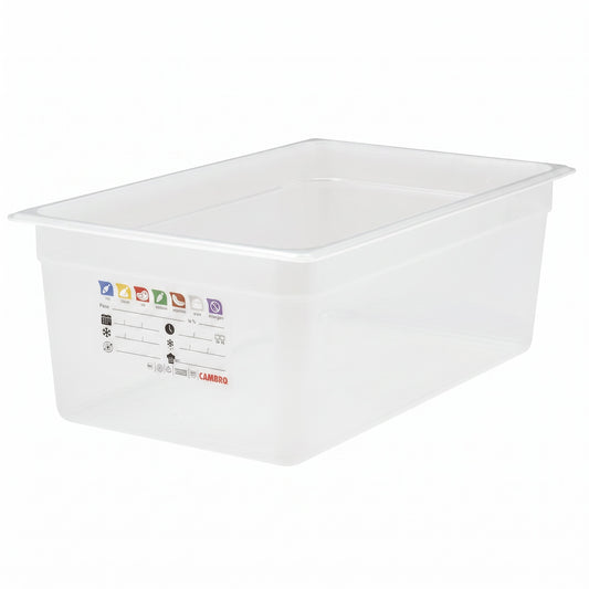 Cambro SafeTrak GN 1/1 Food Pan – 530 × 325mm – 200mm Deep