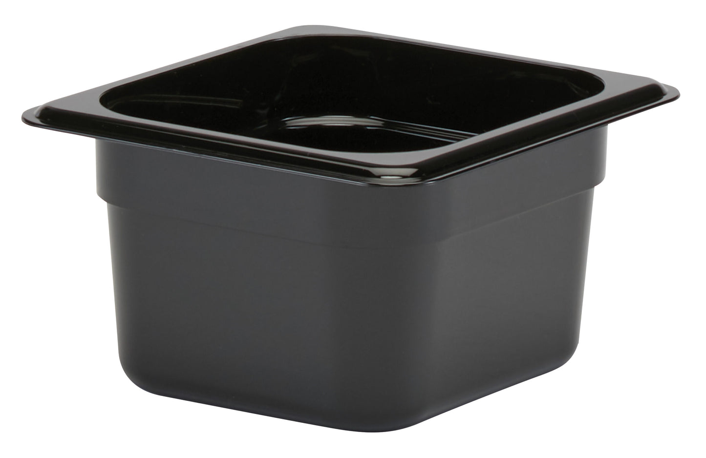 Cambro GN Foodpan 1/6 Polycarbonate -Black (100mm Deep) by Cambro  Commercial catering equipment