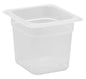 Cambro GN Foodpan 1/6 Polypropylene -Translucent (150mm Deep) by Cambro  Commercial catering equipment