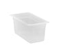 Cambro GN Foodpan 1/3 Polypropylene -Translucent (150mm Deep) by Cambro  Commercial catering equipment