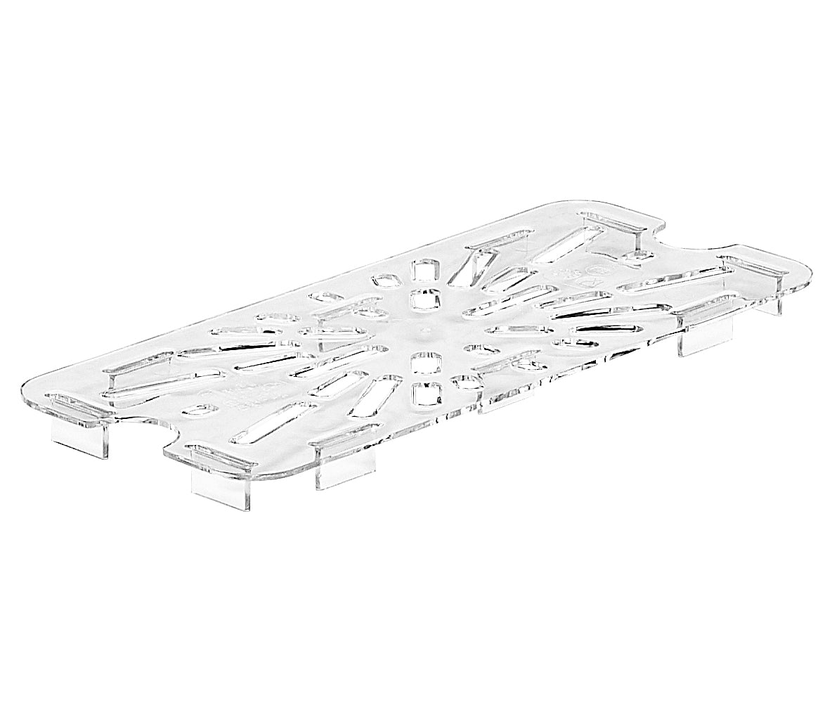 Cambro Polycarbonate Drain Shelf -Clear (Fits 1/3 GN Pans) by Cambro  Commercial catering equipment
