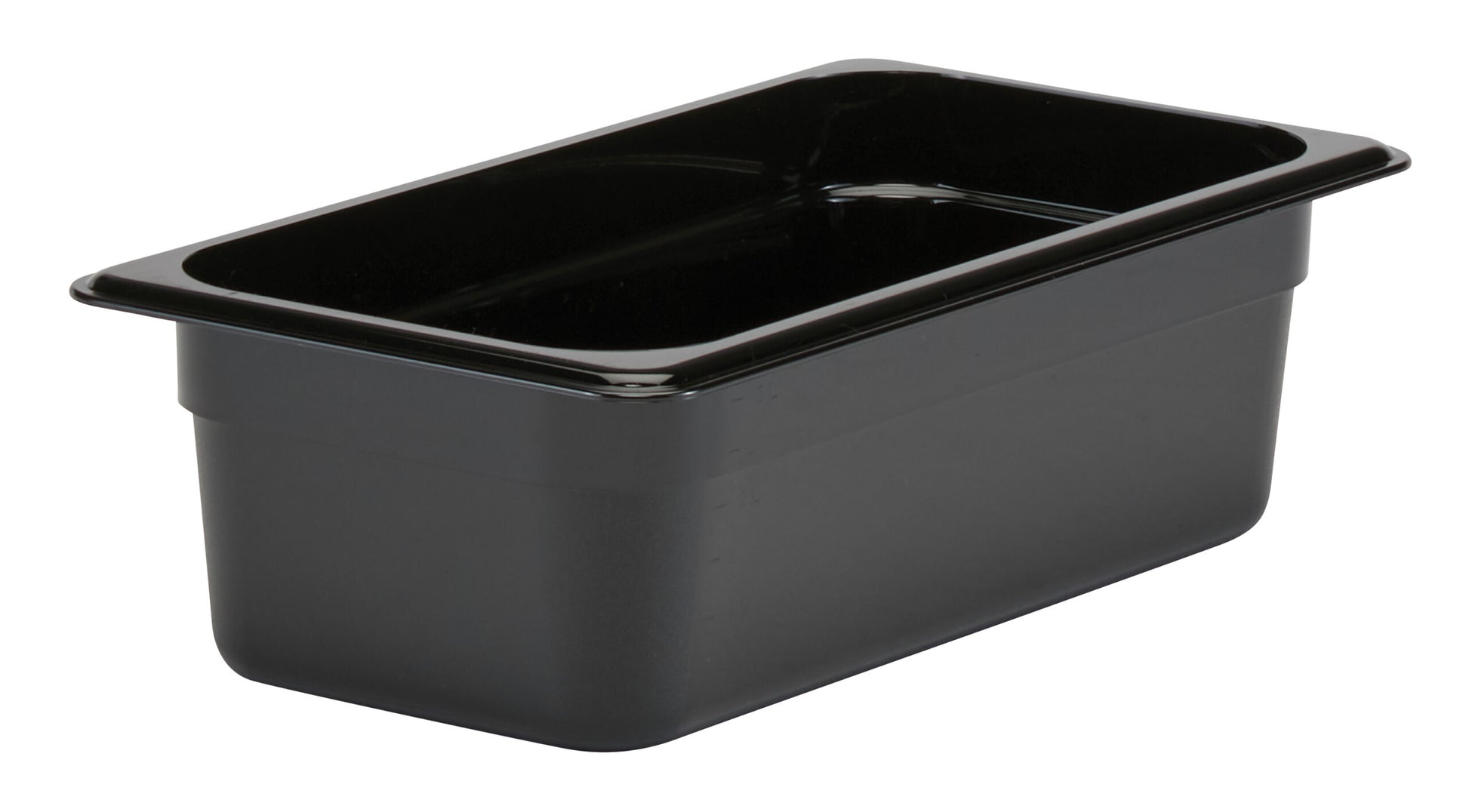 Cambro GN Foodpan 1/3 Polycarbonate -Black (100mm Deep) by Cambro  Commercial catering equipment
