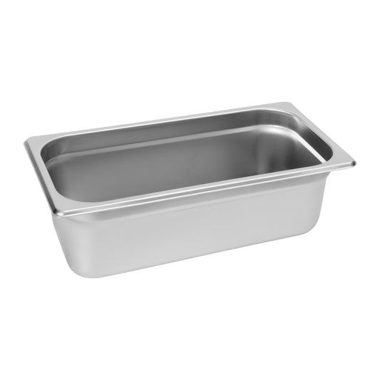 Global Insert Stainless Steel Value Third Size 150mm (I) by Global  Commercial catering equipment