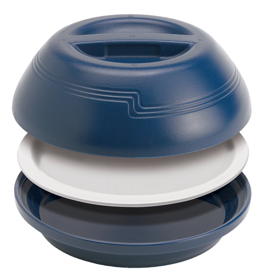 Cambro Insulated Low Profile Dome Cover Navy Blue (26cm) by Cambro  Commercial catering equipment