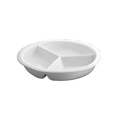 Tiger Insert Round Porcelain 3-Division (388mm, 3L) by Tiger  Commercial catering equipment