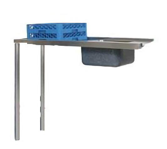 DIHR Inlet Table Sink 1150mm Boxed Edge with Splashback by DIHR  Commercial catering equipment