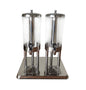 Global Juice Dispenser Double Contemporary 6Lt x 2 by Global  Commercial catering equipment