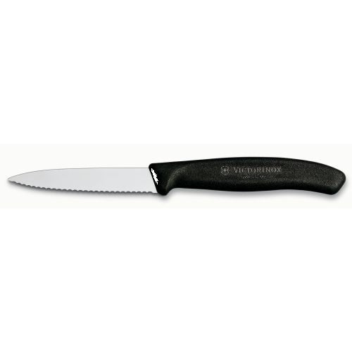 Victorinox Paring Knife 100mm (Serrated) by Victorinox  Commercial catering equipment