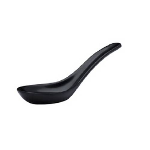 Luzerne Black Swirl Chinese Spoon 13cm (24 Pack) by Luzerne  Commercial catering equipment