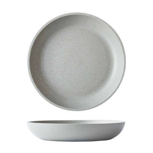 Luzerne Dune Ash Deep Coupe Plate 26cm (12 Pack) by Luzerne  Commercial catering equipment