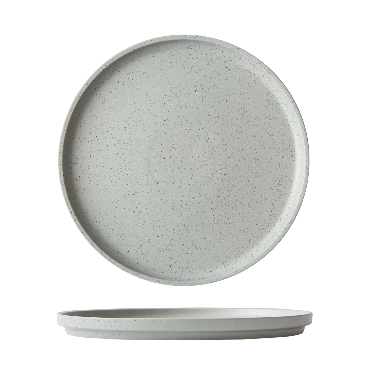 Luzerne Dune Ash Walled Plate 27cm (12 Pack) by Luzerne  Commercial catering equipment