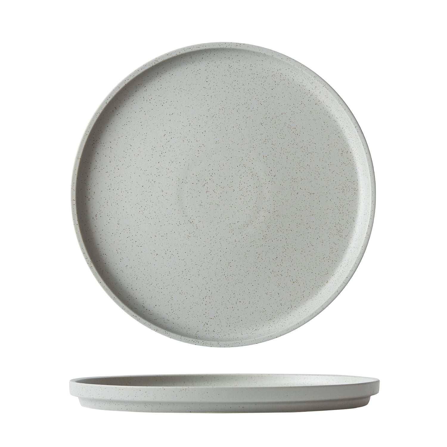 Luzerne Dune Ash Walled Plate 27cm (12 Pack) by Luzerne  Commercial catering equipment
