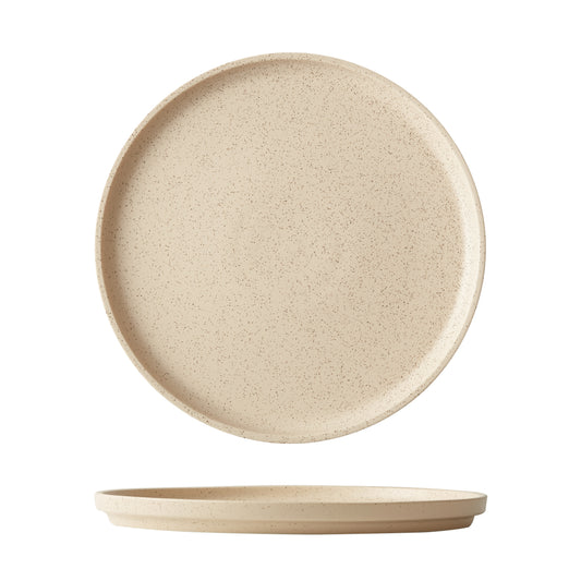 Luzerne Dune Clay Walled Plate 27cm (12 Pack) by Luzerne  Commercial catering equipment