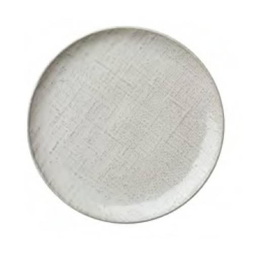 Luzerne Knit Reactive White Coupe Starter/Dessert Plate 21cm (24 Pack) by Luzerne  Commercial catering equipment