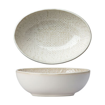 Luzerne Knit Reactive White Soup/Cereal/Dessert Bowl 16cm (12 Pack) by Luzerne  Commercial catering equipment