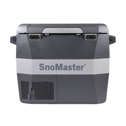 SnoMaster - 54L Plastic Portable Fridge/Freezer DC With 220V Power Adapter - Grey (SMLS-57)
