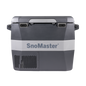SnoMaster - 54L Plastic Portable Fridge/Freezer DC With 220V Power Adapter - Grey (SMLS-57)