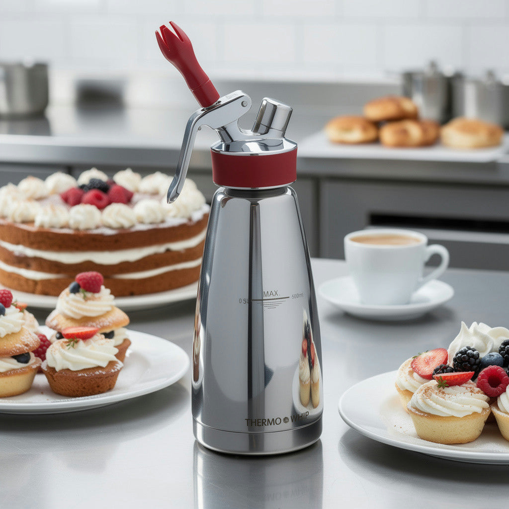 iSi Thermo Whip Plus 500ml Stainless Steel Cream Whipper