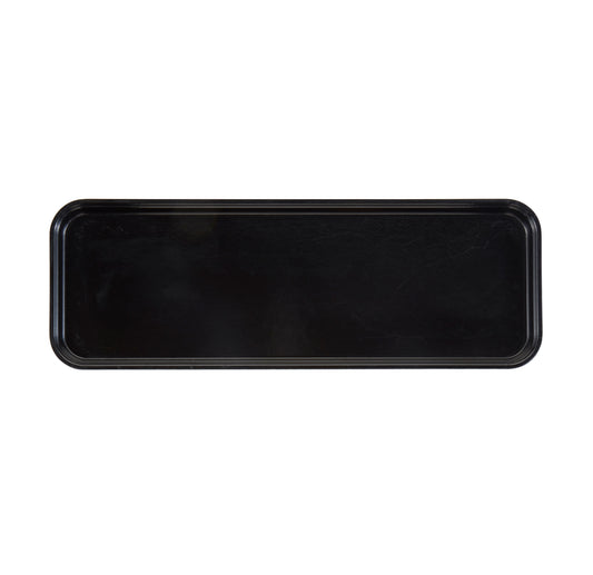 Cambro MARKET TRAY FIBERGLASS BLACK 22.5CM W 64.9CM L 2.5CM H by Cambro  Food Tray for commercial kitchens