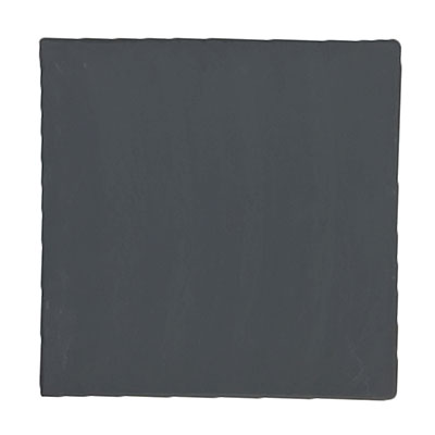 Fortis Black Slate Square Tray 25 x 25cm by Fortis  Commercial catering equipment