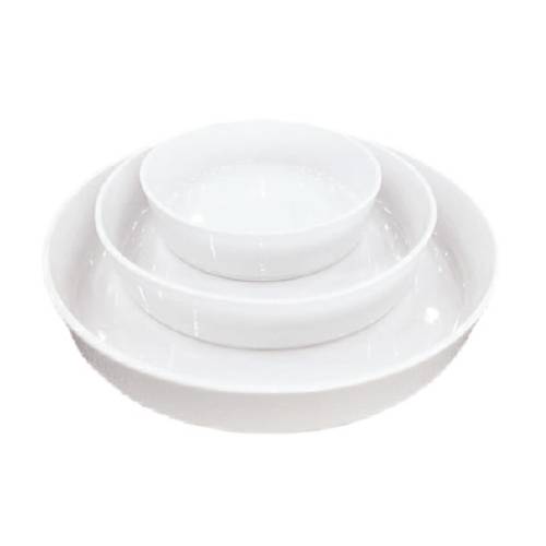 Fortis Round White Buffet Bowl 43cm by Fortis  Commercial catering equipment