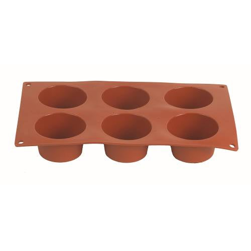 Cater Ace Silicone Mould Muffin (6 Cups, 70 x 40mm) by Cater Ace  Commercial catering equipment
