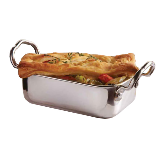 Mini S/Steel Square Roasting Pan 13.5cm by Other Brands  Commercial catering equipment