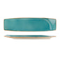 Fortis Fynbos Atlantic Blue Oblong Slim Plate 38cm x 10cm (6 Pack) by Fortis  Commercial catering equipment