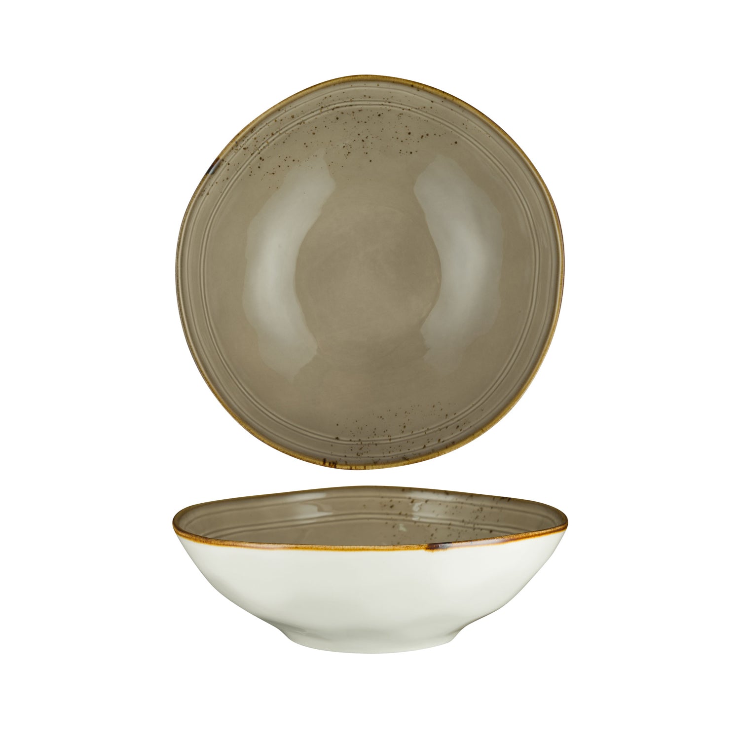 Fortis Organic Round Bowl 25.8 x 8cm (4) by Fortis  Organic Round Bowl 25.8 x 8cm (4) for commercial kitchens