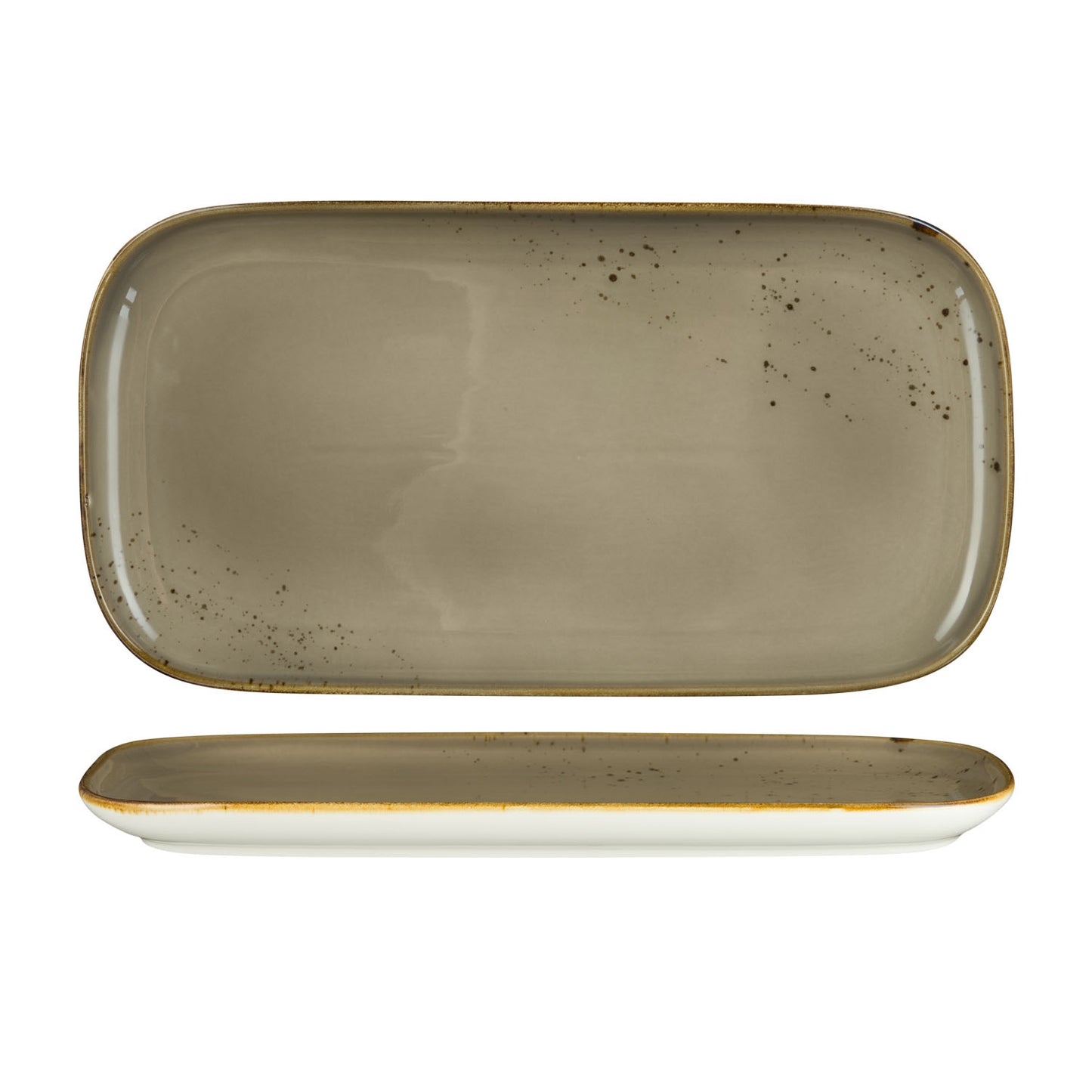 Fortis Rectangular Plate 35.5 x 18.5cm (4) by Fortis  Rectangular Plate 35.5 x 18.5cm (4) for commercial kitchens