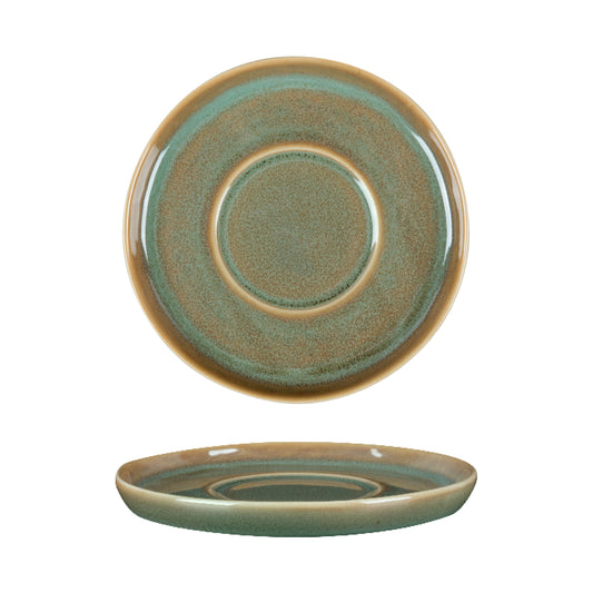 Fortis Fynbos Aloe Green Saucer 15cm (6 Pack) by Fortis  Commercial catering equipment