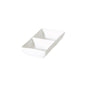 Fortis Rectangular 2-Divided Dish 14cm (12 Pack) by Fortis  Commercial catering equipment