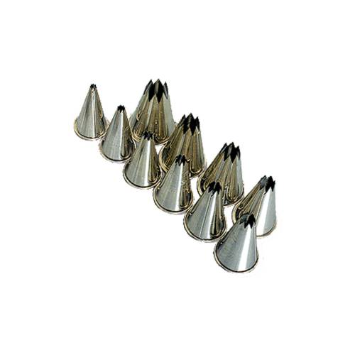 Cater Ace Nozzle Set Metal Star (10-Piece) by Cater Ace  Commercial catering equipment