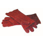 Pavoni Oven Mitt Red Leather (400mm, Pair) by Pavoni  Commercial catering equipment
