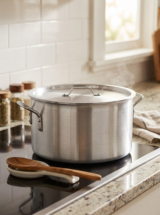 Pujadas 105L Aluminium Casserole Pot with Lid | 600 x 370mm